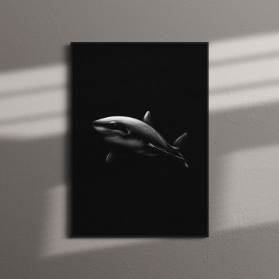 Quadro Decorativo Tubarão