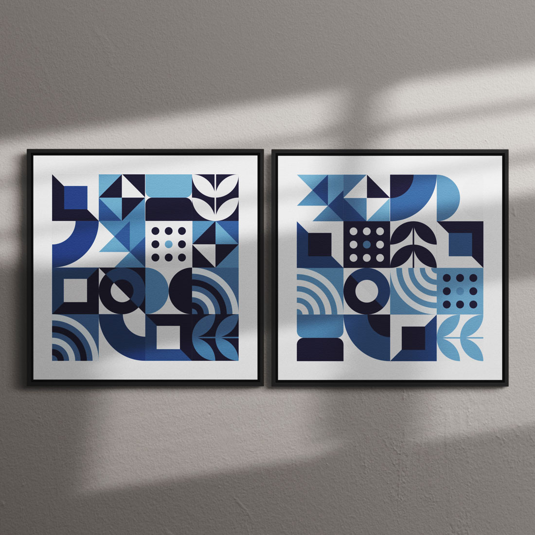 Conjunto De Quadros Decorativos Azulejo Português