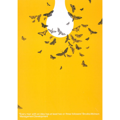 Quadro Decorativo Ibm Advertising Poster By Ken White 1974