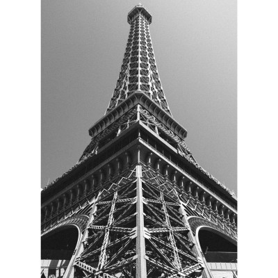 Quadro Decorativo Torre Eiffel Las Vegas Preto e Branco